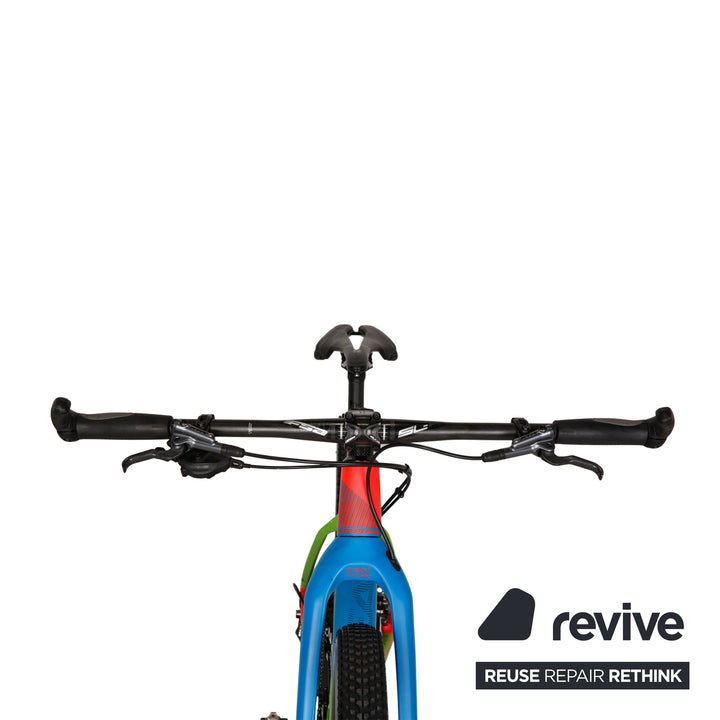 Orbea Alma M Pro 2019 Carbon Mountain Bike Blue Green Red RG M Bicycle Hardtail