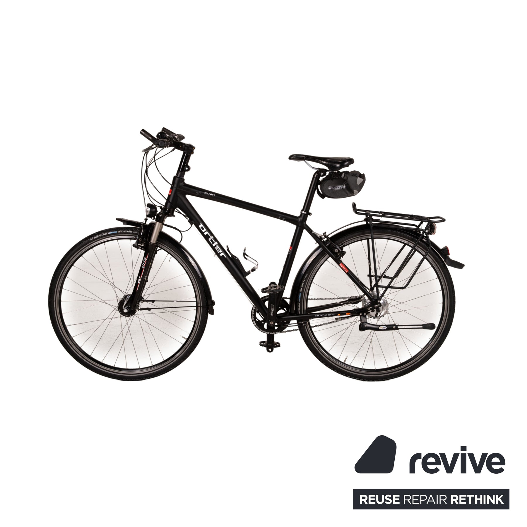 trekkingrad ortler chur Ortler Trekkingbike Belfort 2017 Schwarz Aluminium - 2. Hand