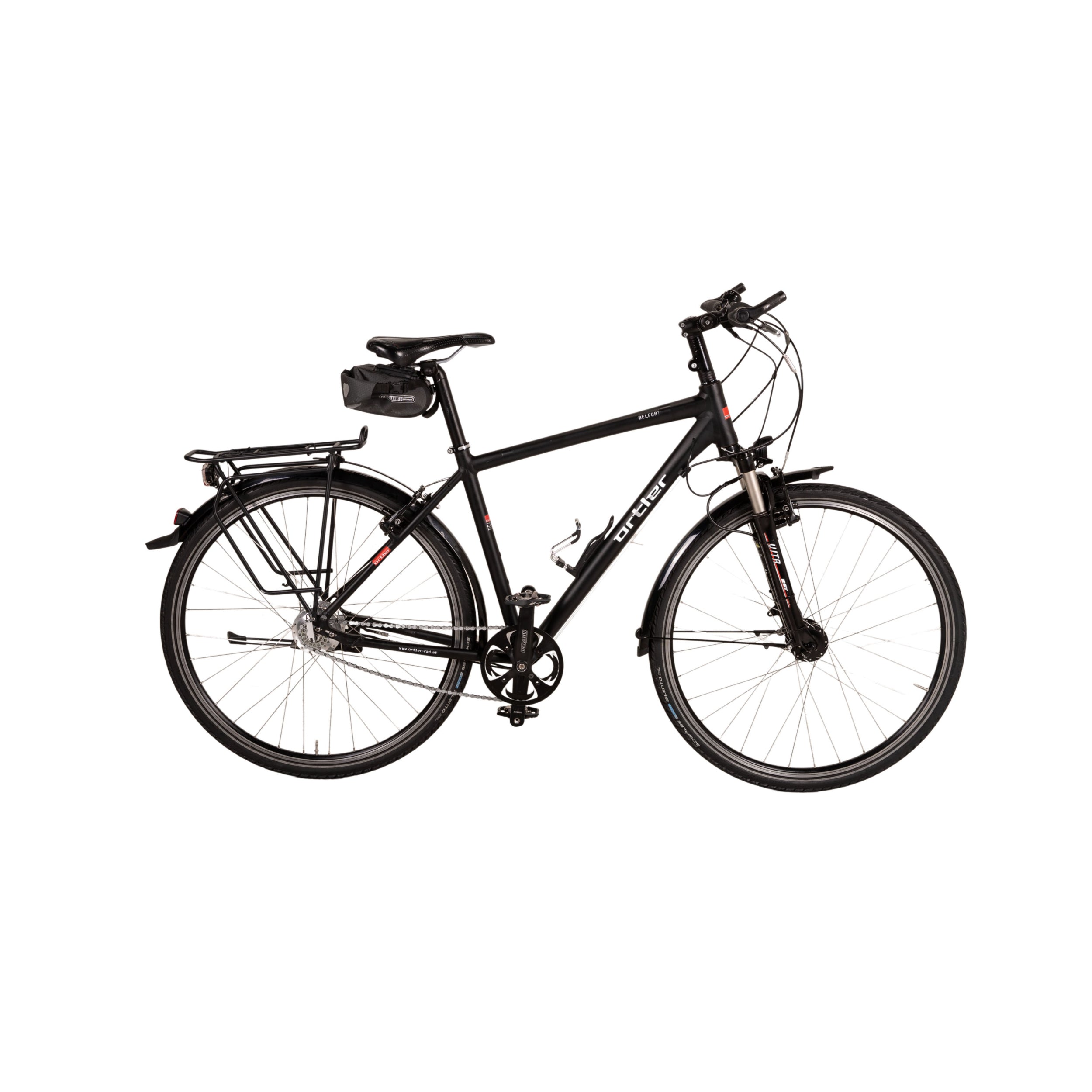 ortler fahrrad zubehör Ortler Trekkingbike Belfort 2017 Schwarz Aluminium - 2. Hand