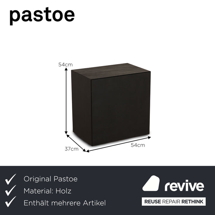 Pastoe wooden sideboard set black