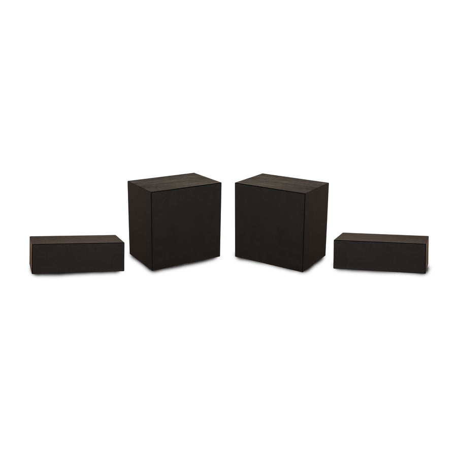 Pastoe wooden sideboard set black