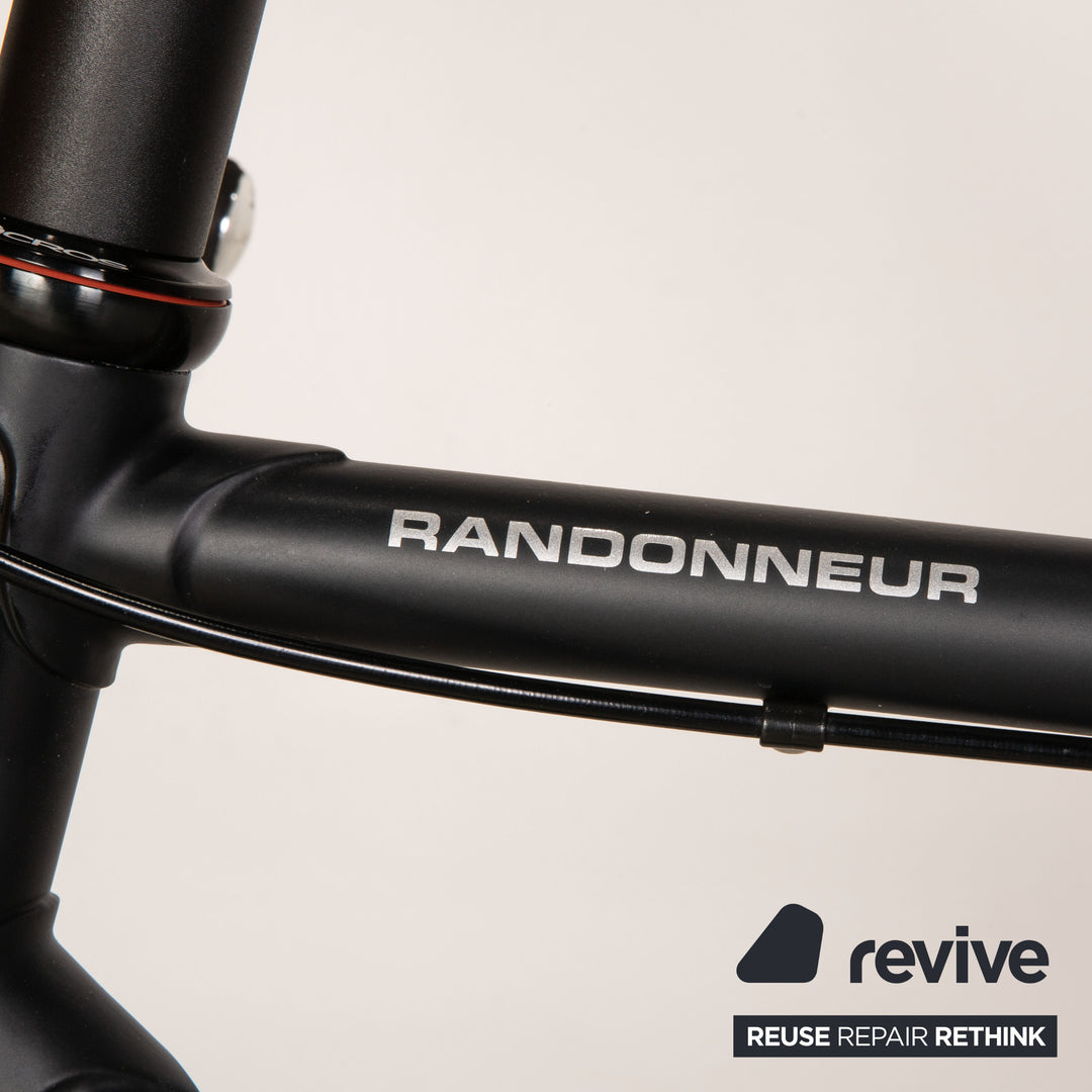 Patria Trekkingbike Randonneur 105 2x11 2020 Schwarz Aluminium