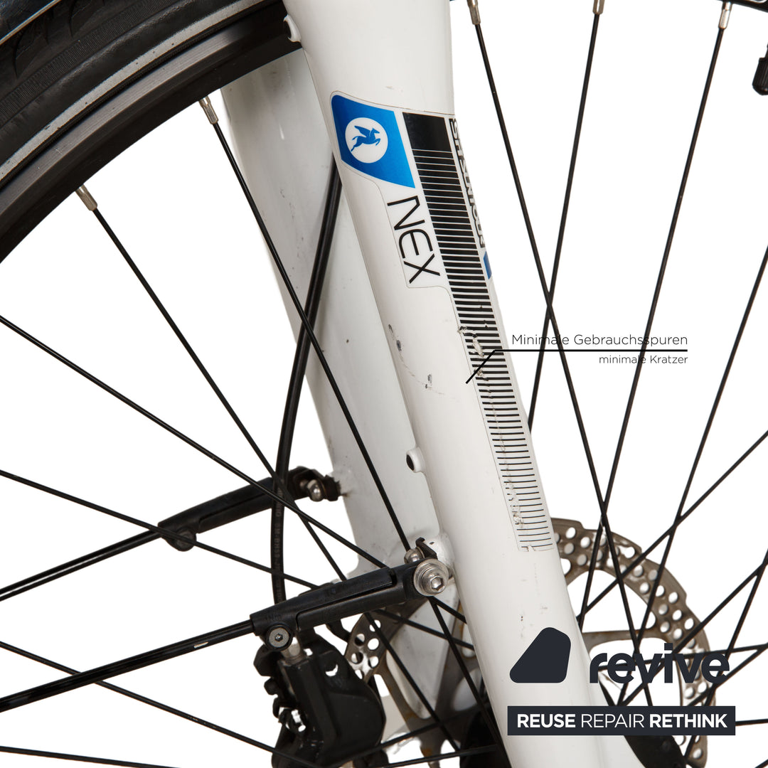 PEGASUS Premio E10 500 2017 Aluminium E-trekking-Bike Schwarz Weiß RH 53 Fahrrad