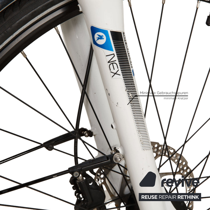 PEGASUS Premio E10 500 2017 Aluminium E-trekking-Bike Schwarz Weiß RH 53 Fahrrad