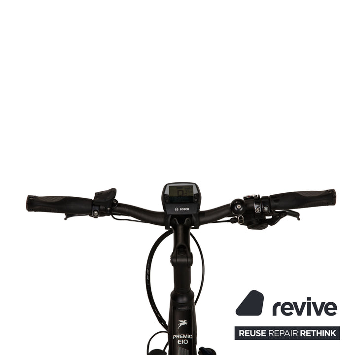 PEGASUS Premio E10 500 2017 Aluminium E-trekking-Bike Schwarz Weiß RH 53 Fahrrad