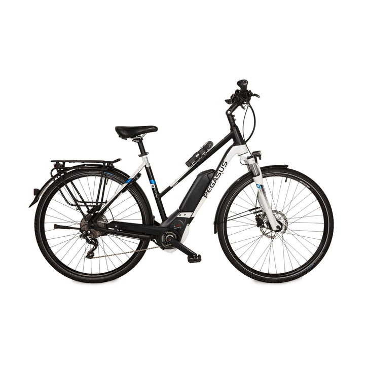 PEGASUS Premio E10 500 2017 Aluminium E-trekking-Bike Schwarz Weiß RH 53 Fahrrad