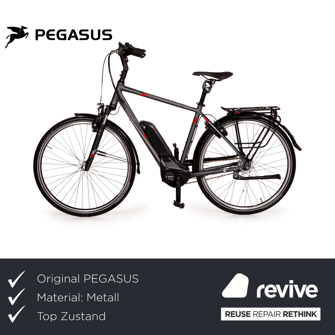 Pegasus Premio E8F Comfort 2019 E-Trekking Bike Grau RH 53cm 28" E-Bike Fahrrad