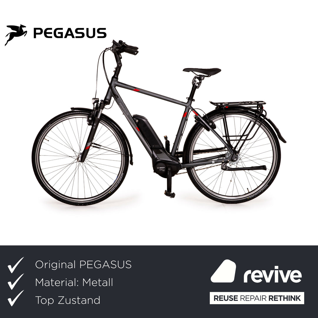 pegasus fahrrad e bike 2019 PEGASUS E-Trekking Bike Premio E8F Comfort 2019 Grau Metall - 2. Hand