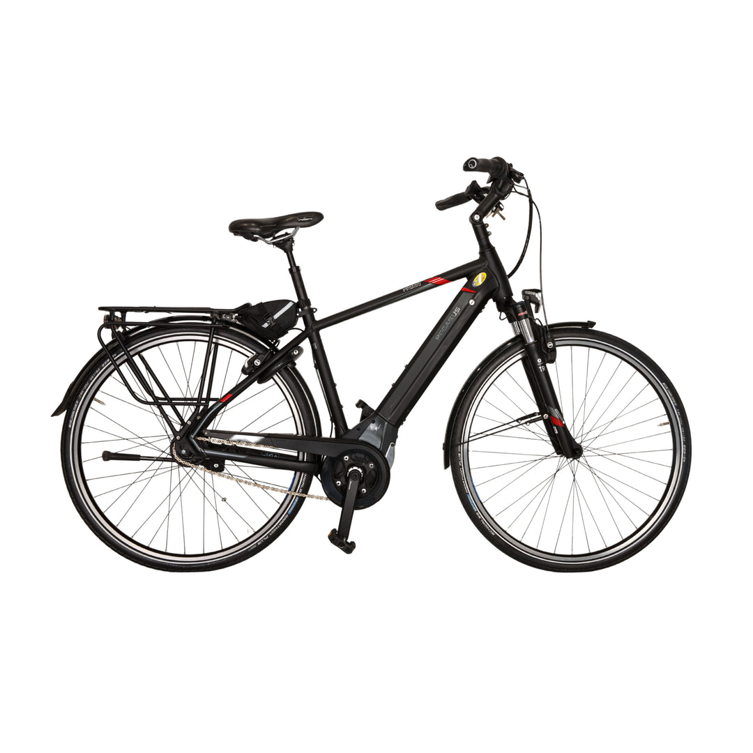 PEGASUS E-City Bike PREMIO EVO 8F 2018 Schwarz Aluminium