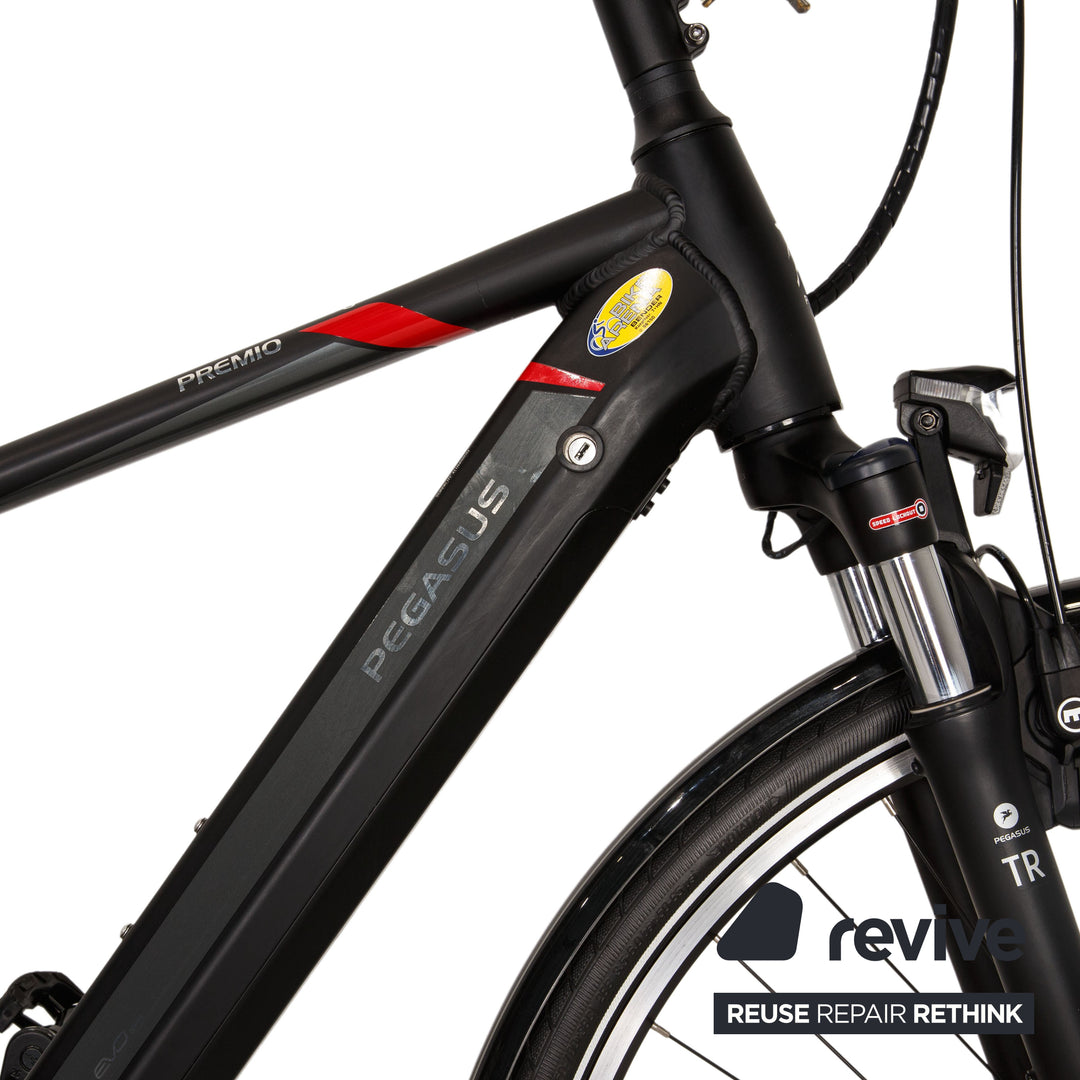 Pegasus PREMIO EVO 8F 2018 Aluminum E-City Bike Black RH 48 bicycle