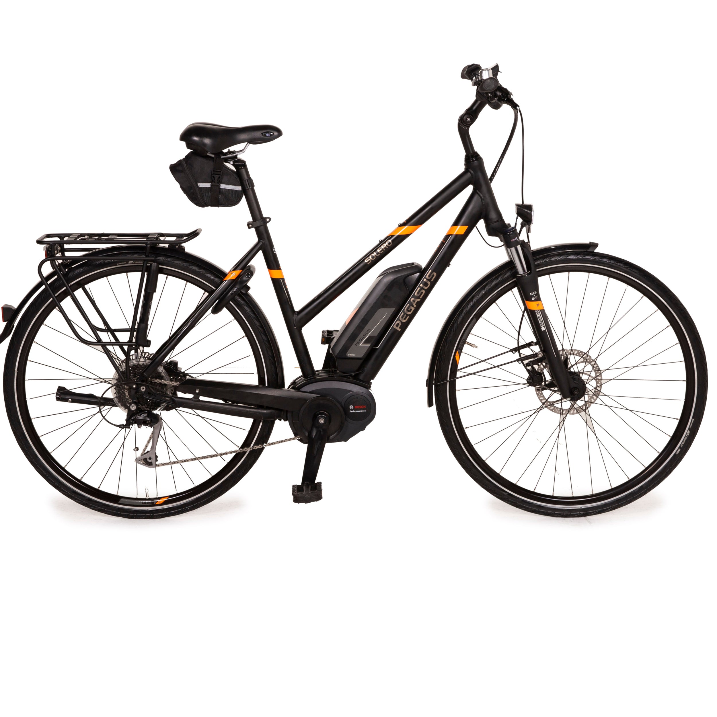 pegasus elektrofahrrad solero e8 PEGASUS E-Trekking Bike SOLERO E8 2017 Schwarz Aluminium - 2. Hand