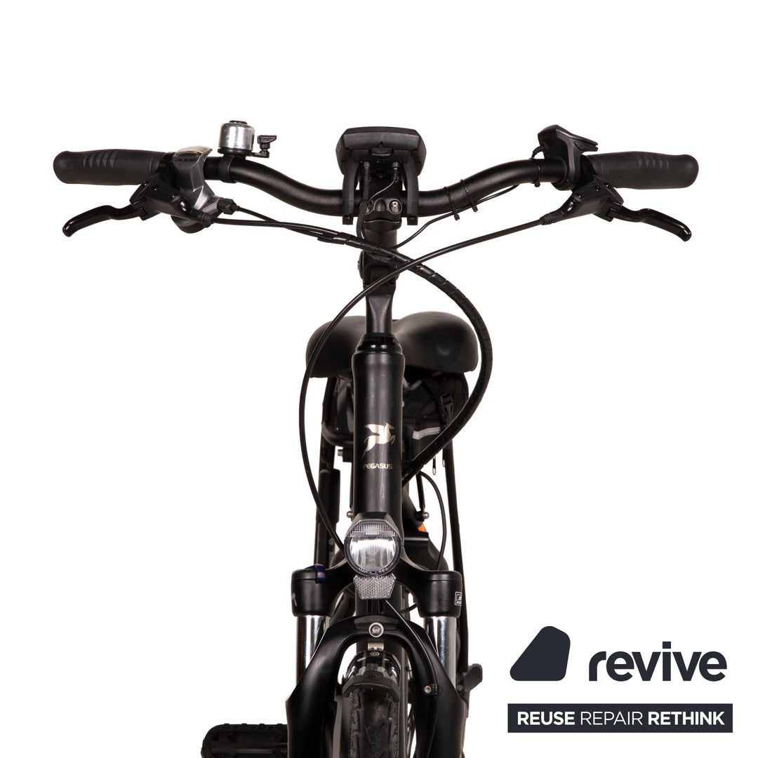 pegasus solero e8r plus e-bike trekking / city 28 PEGASUS E-Trekking Bike SOLERO E8 2017 Schwarz Aluminium - 2. Hand