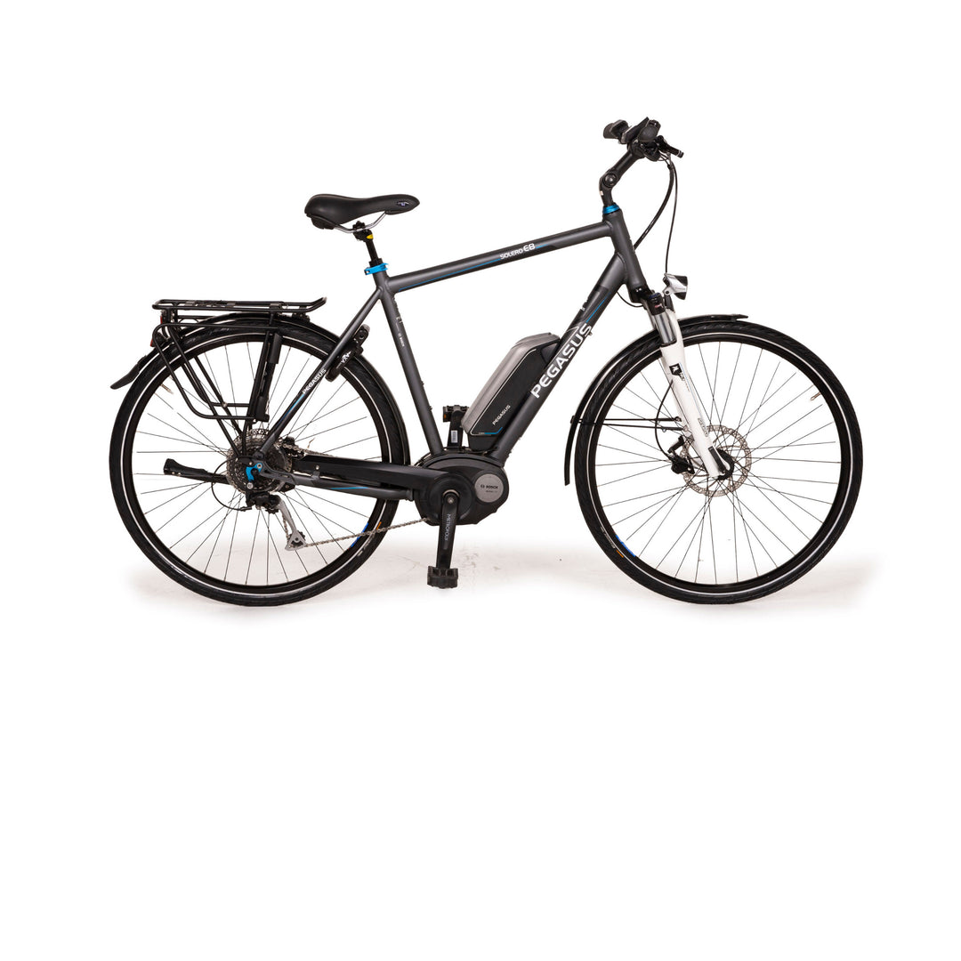 pegasus fahrrad solero e8 PEGASUS E-Trekking Bike Solero E8 2015 Schwarz Metall - 2. Hand