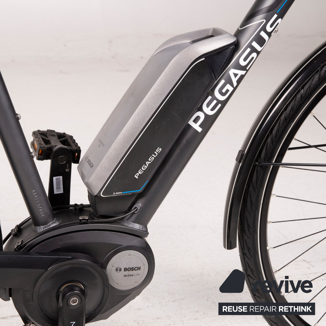 pegasus elektrofahrrad solero e8 PEGASUS E-Trekking Bike Solero E8 2015 Schwarz Metall - 2. Hand