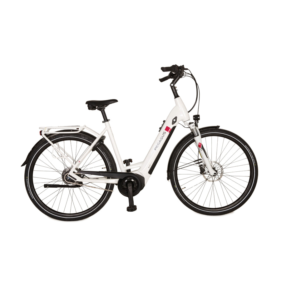pegasus city damenfahrrad PEGASUS E-City Bike Solero Evo 8F 2021 Weiß Aluminium - 2. Hand