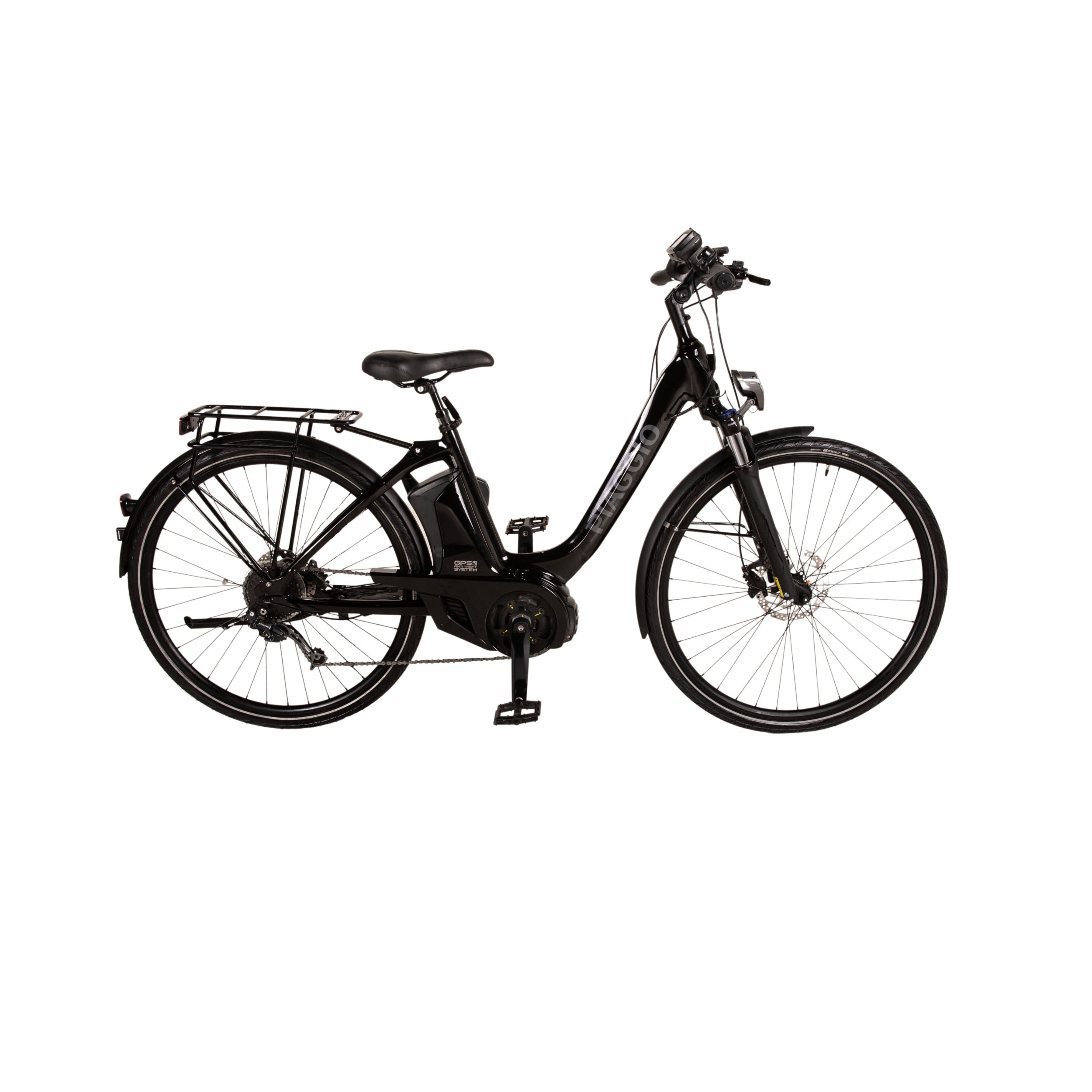 Piaggio E-City Bike Wi-Bike Comfort Plus 2019 Schwarz Aluminium