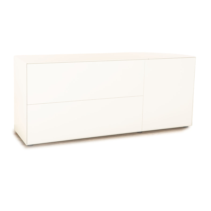 PIURE Holz Sideboard Weiß 180 x 78 x 48 cm