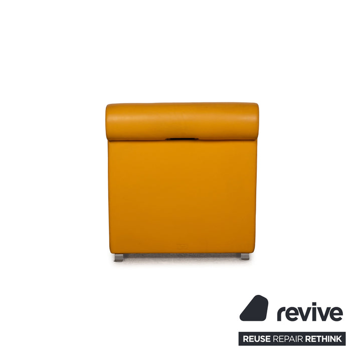 Poltrona Frau Dafne Leather Boat Set Yellow Gold