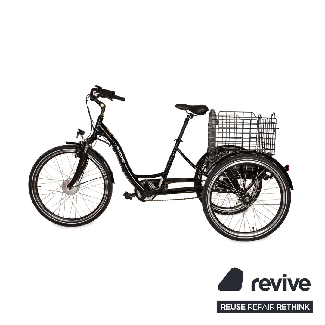 Prophete Cargo 3R 2021 E-Cargo Bike Black Bicycle