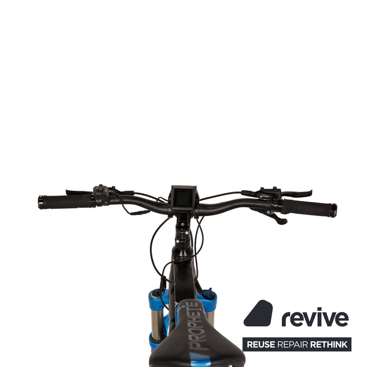 Prophete Graveler e8000 2021 Aluminum Electric Mountain Bike Black Blue RG M Bicycle Fully