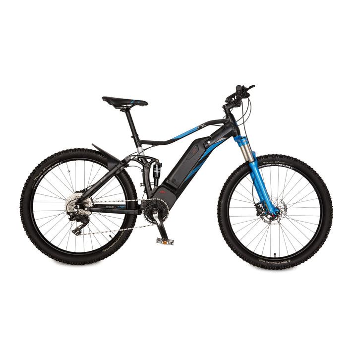 Prophete Graveler e8000 2021 Aluminum Electric Mountain Bike Black Blue RG M Bicycle Fully