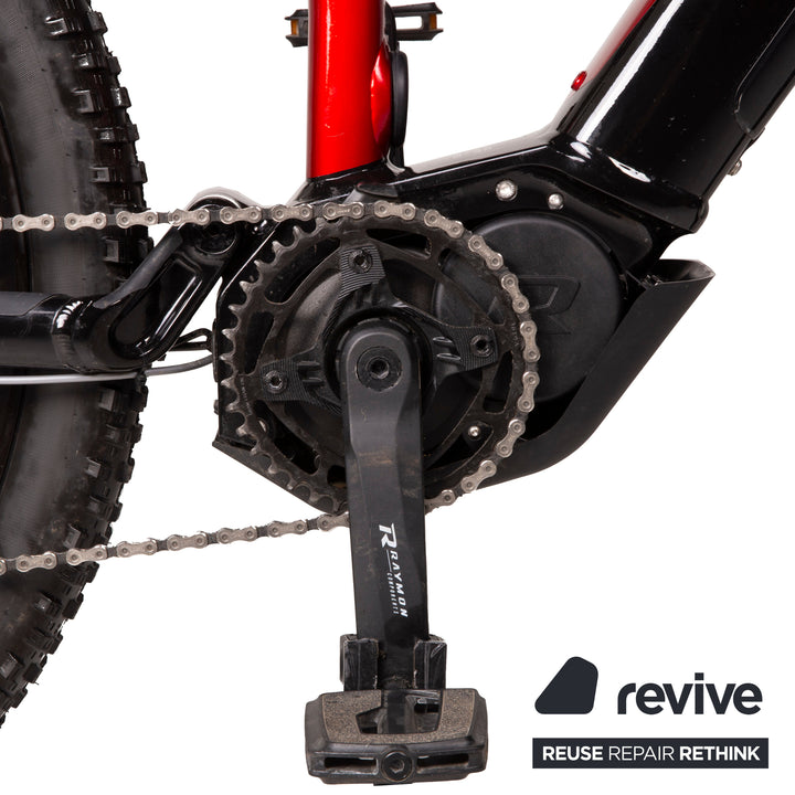 R Raymon Fullray E-Nine 10.0 2020 Aluminium Fahrrad Rot E-Mountainbike RH M 44cm Fully E-Bike
