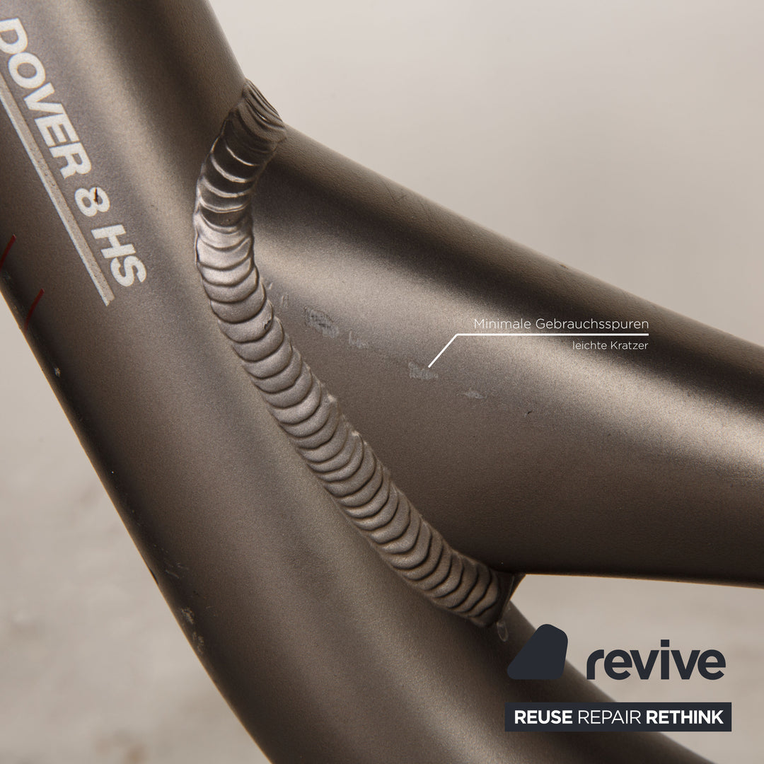 raleigh 28 damen e bike dover impulse 8 hs 8g Raleigh E-City Bike Dover Impulse 8RHS 2014 Grau Aluminium - 2. Hand