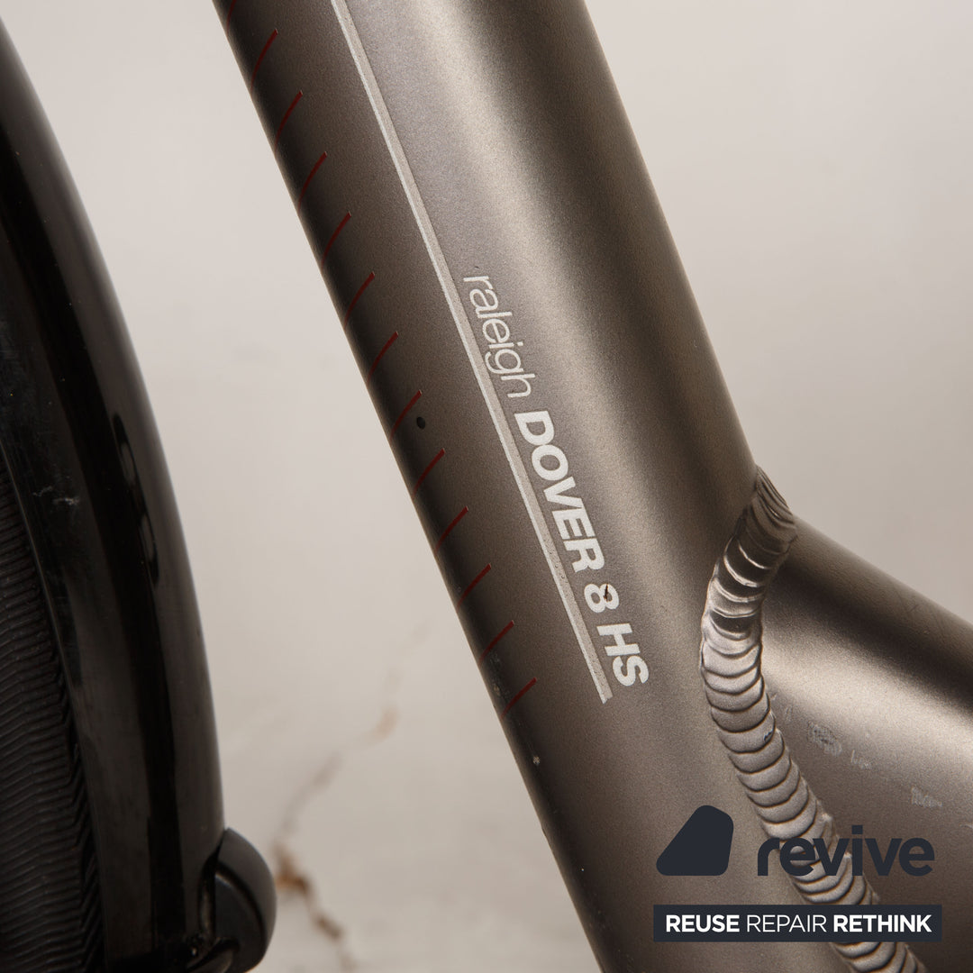 raleigh 28 damen e bike dover impulse 8 hs 8g Raleigh E-City Bike Dover Impulse 8RHS 2014 Grau Aluminium - 2. Hand