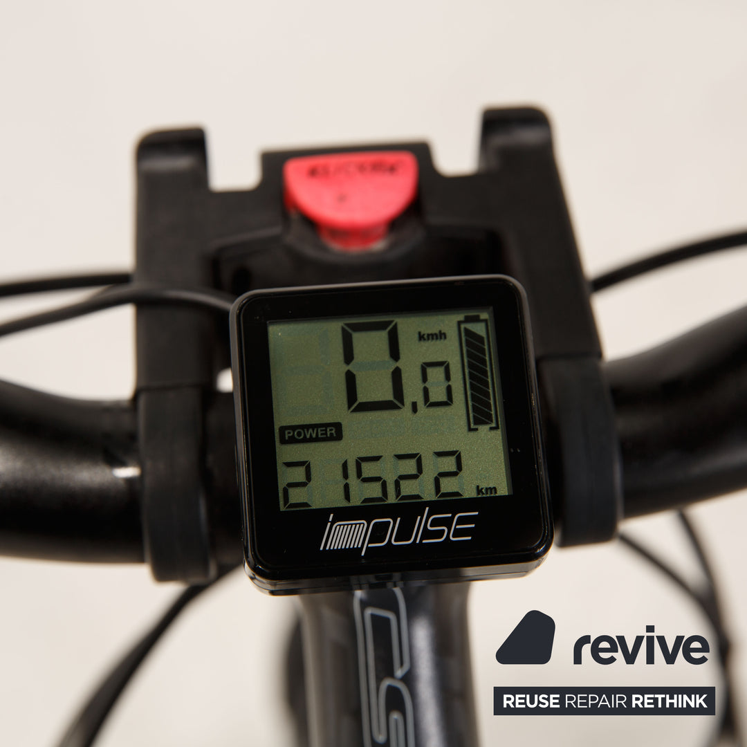 impulse e bike display Raleigh E-City Bike Dover Impulse 8RHS 2014 Grau Aluminium - 2. Hand