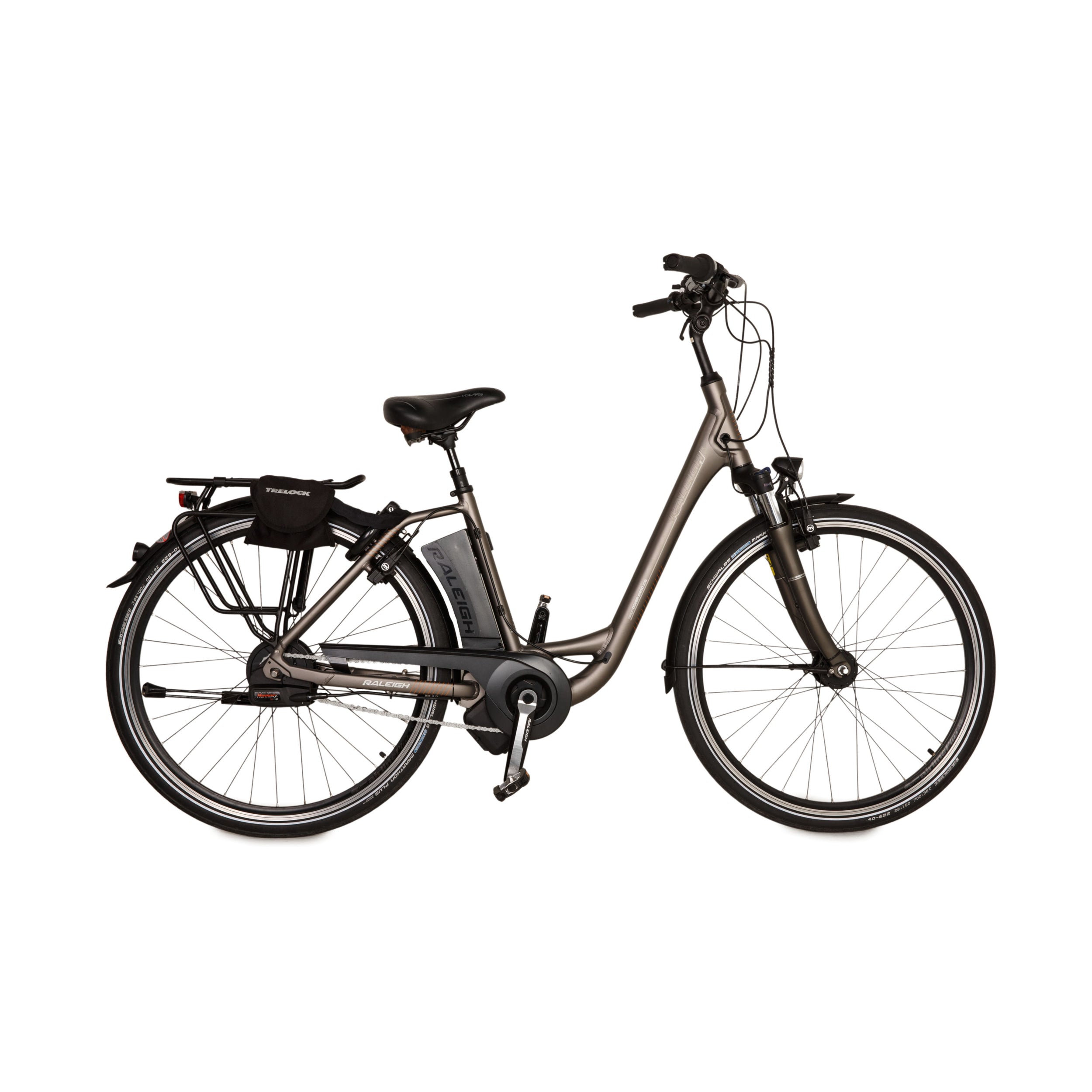 Raleigh E-City Bike DOVER IMPULSE ERGO XXL 2016 Grau Aluminium
