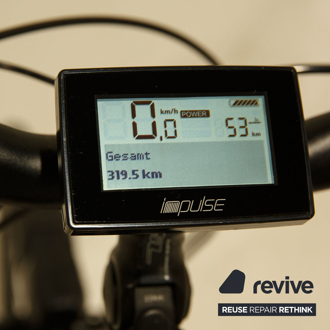 impuls fahrradcomputer Raleigh E-City Bike DOVER IMPULSE ERGO XXL 2016 Grau Aluminium - 2. Hand