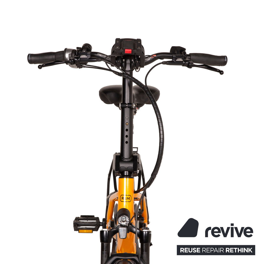 citybike test 2016 Riese & Müller E-City Bike BLUELABEL PONY CITY 2016 Orange Aluminium - 2. Hand