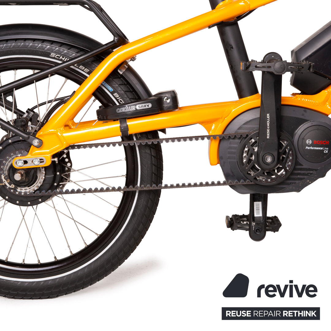 riese und müller citybike Riese & Müller E-City Bike BLUELABEL PONY CITY 2016 Orange Aluminium - 2. Hand