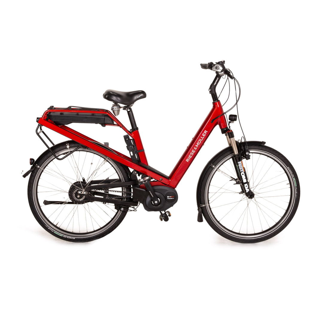 riese und müller damenfahrrad Riese & Müller E-City Bike Culture Nuvinci 2018 Rot Aluminium - 2. Hand