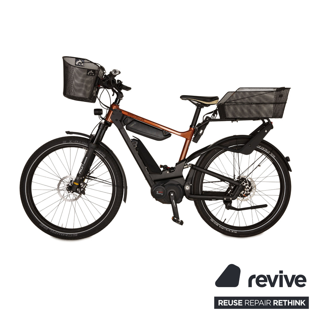 Riese &amp; Müller Delite NuVinci Vario 2017 aluminum e-trekking bike copper RH 49 bicycle