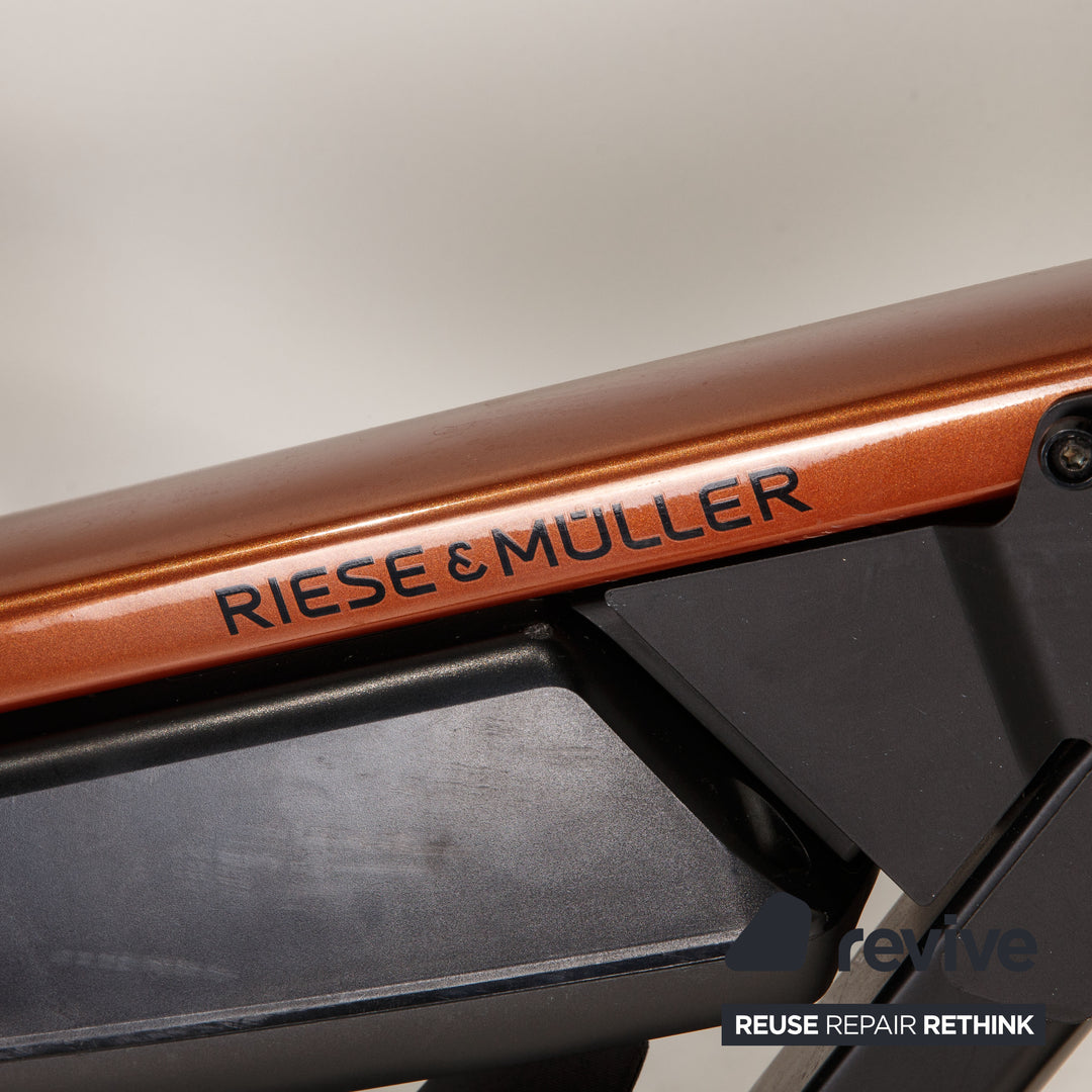Riese &amp; Müller Delite NuVinci Vario 2017 aluminum e-trekking bike copper RH 49 bicycle