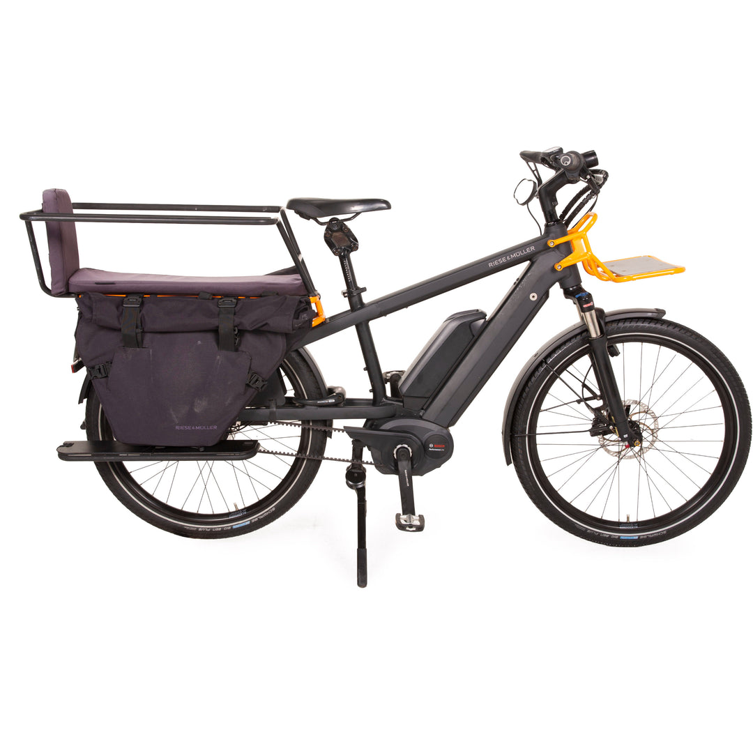 Riese &amp; Müller Multicharger GT Vario HS 2020 Aluminum Bicycle Black E-Cargo Bike Dual Battery Pedelec RH 47cm