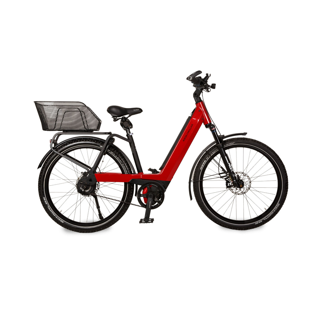 e-bike trekking riese & müller Riese & Müller E-Trekking Bike NEVO3 GT VARIO 2021 Rot Aluminium - 2. Hand