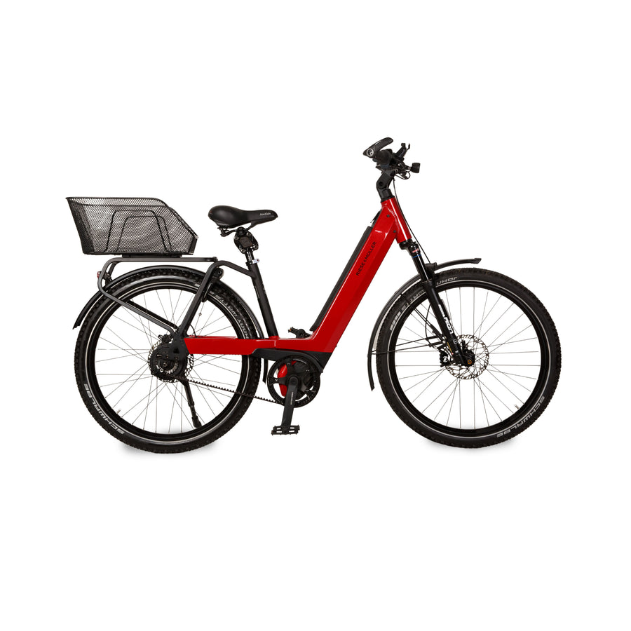 riese und müller trekkingräder Riese & Müller E-Trekking Bike NEVO3 GT VARIO 2021 Rot Aluminium - 2. Hand