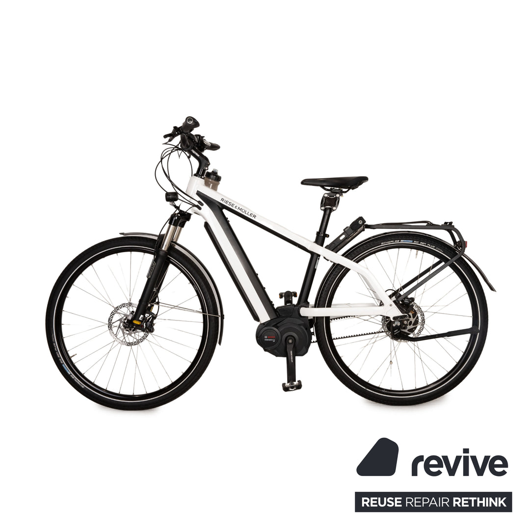 nuvinci mountainbike Riese & Müller E-Trekking Bike NEW CHARGER GH NUVINCI 2018 Weiß Aluminium - 2. Hand