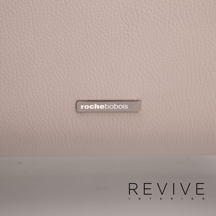 Roche Bobois Leather Armchair Beige #13941