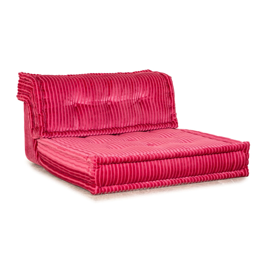 Roche Bobois Mah Jong fabric armchair red