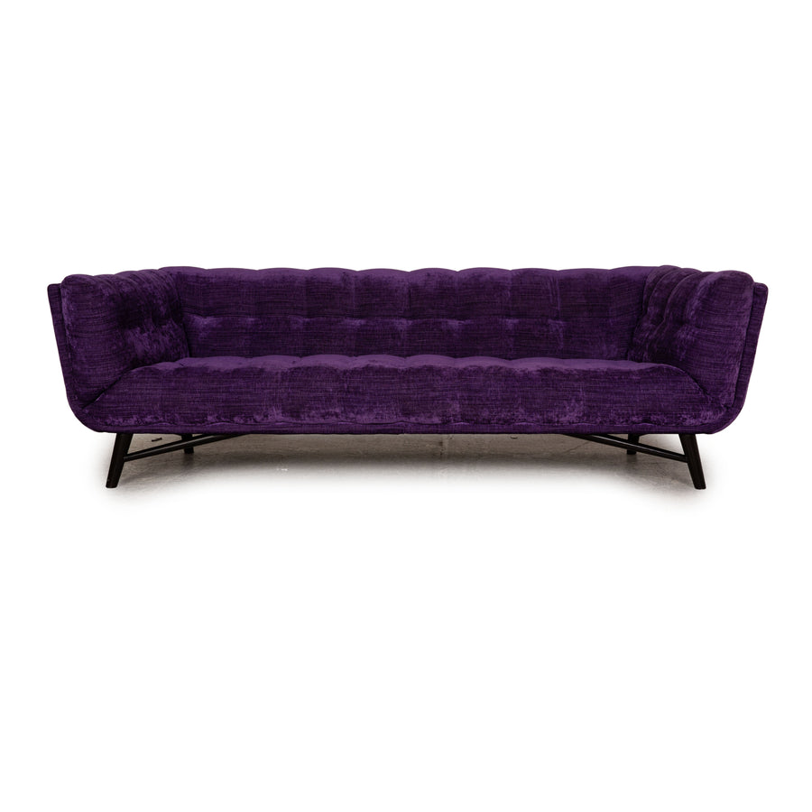Roche Bobois Profile Stoff Dreisitzer Violett Sofa Couch