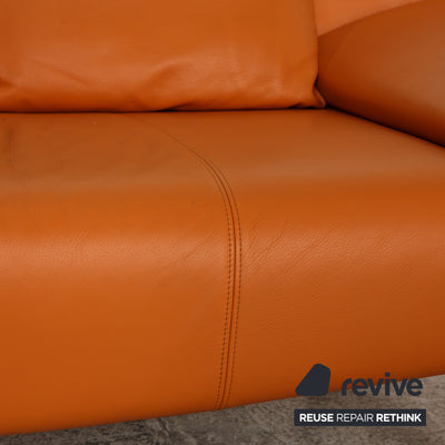 Rolf Benz 1600 Leder Zweisitzer Braun Sofa Couch Funktion