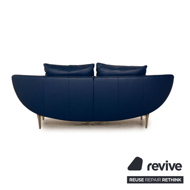 Rolf Benz 1600 Zweisitzer Blau Sofa Couch manuelle Funktion