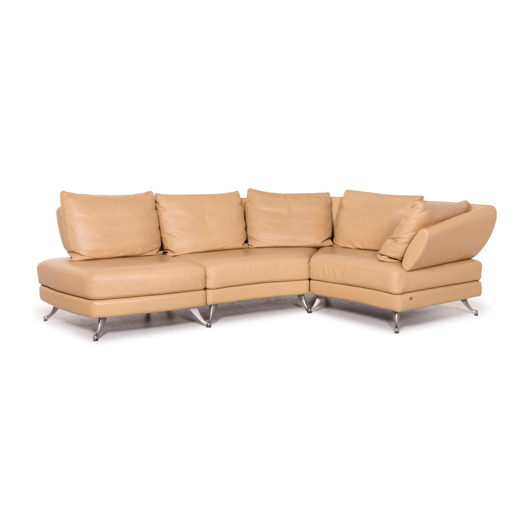 Rolf Benz Ecksofa 222 Beige Leder - 2. Hand - Revive.de