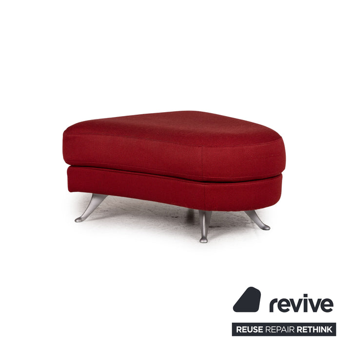 Rolf Benz 2500 Stoff Hocker Rot