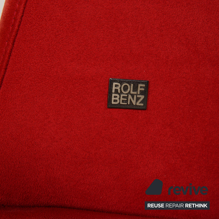 Rolf Benz 2800 Stoff Liege Longchair Rot