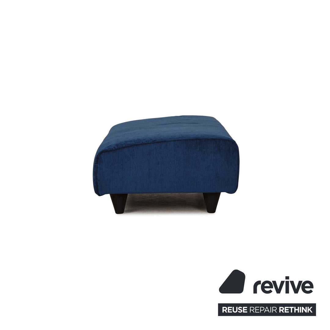 Rolf Benz 300 fabric stool blue new cover