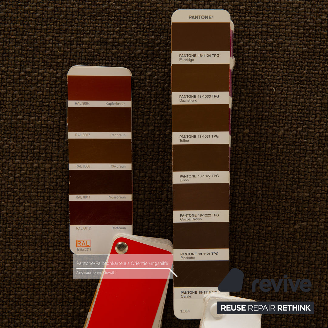 Rolf Benz 3100 leather armchair beige manual function partially reupholstered